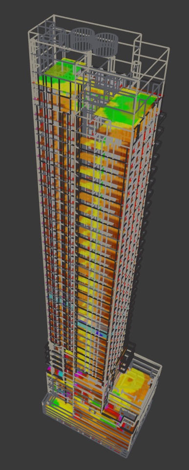 heatmap 40 floors