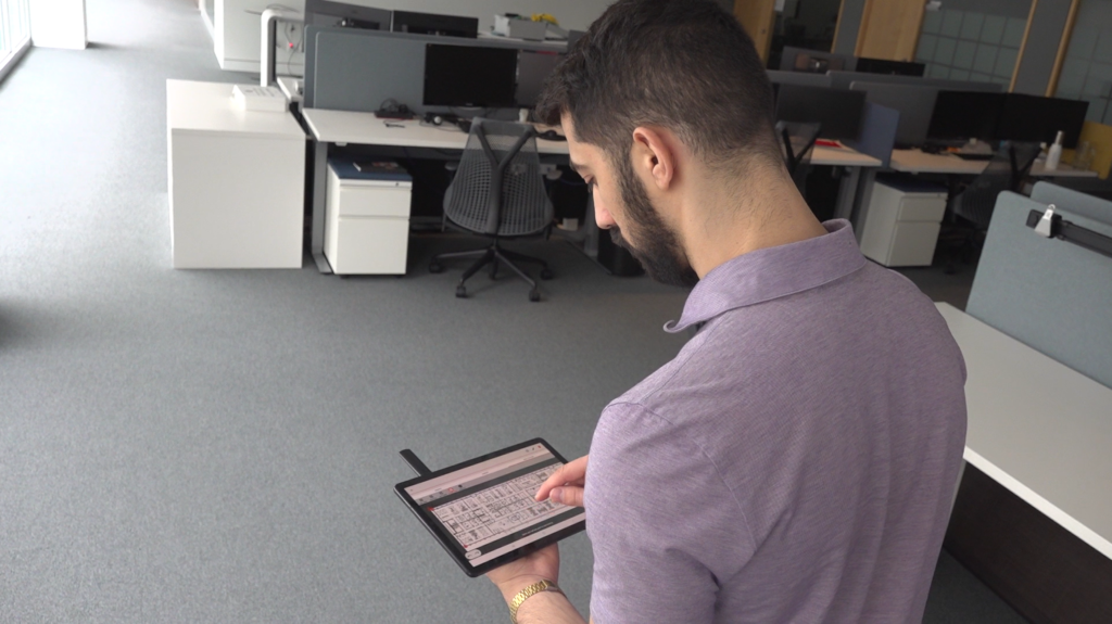 Performing 5G and LTE network site survey walk