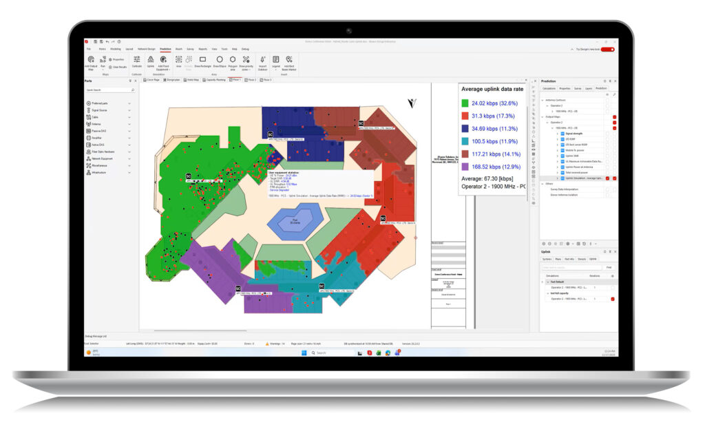 Uplink Capacity Module, bringing Monte Carlo–based simulation into iBwave Design and Private Networks